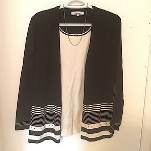 Variations Shirt w/ cardigan design